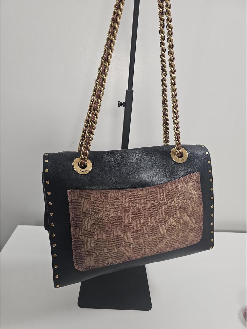 Coach Parker Signature Floral Turnlock Shoulder Bag NWT - Picture 6 of 15